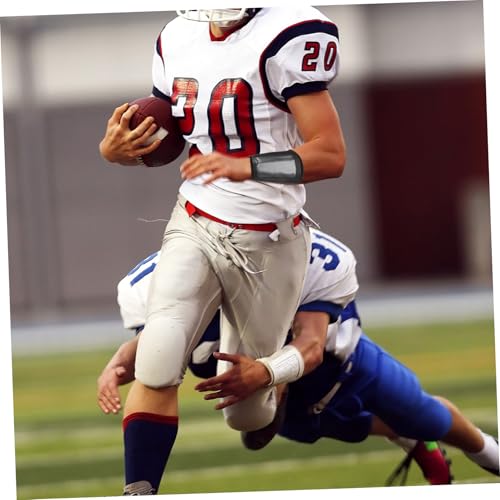 Veemoon Football Quarterback Play Wristband Tactical Protective Wrist Cover Black Medium Sports Training Equipment for Football and Softball