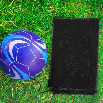 Large Capacity Basketball Volleyball Soccer Ball Mesh Drawstring Bag Single Shoulder Outdoor Sports Carrier for Team Training and Storage