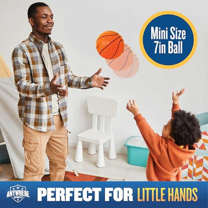 Anywhere Ball, Silent Basketball, Airless Foam for Indoor Training, Dribbling, and Realistic Bounce
