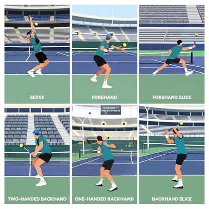 Tennis Swing & Serve Trainer, Retractable Click Feedback Training Tool, Improve Rhythm and Fluidity of Serve, Forehand, Backhand, Smash, Slice, Warm Up Stick for Indoor & Outdoor Practice