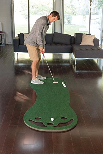 SKLZ Putting Green: Perfect Your Golf Skills with Realistic Home Practice - Improve Your Putting Stroke, Lower Your Scores, and Enjoy Convenient, Training Anytime, Anywhere! - style: Putting Green