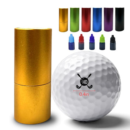 Custom Golf Ball Stamp Personalized Golf Stamps for Golf Balls with Ink Reusable Golf Gifts