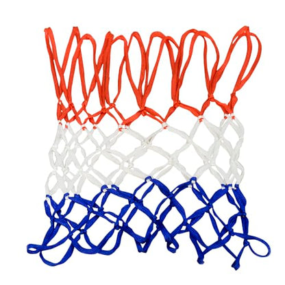 THUNDERBAY 18 inch Standard Double Spring Flex Reinforced Wall Mounted Basketball Rim, Two Nylon Nets Include One Nightlight Basketball Net - style: Basketball Rim with Protective Plate