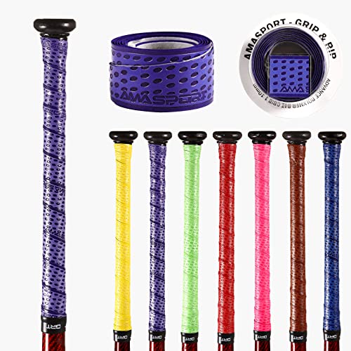 insum Baseball Bat Grip Tapes Softball Bat Wrap Grip Tape 1.1mm - color: Purple