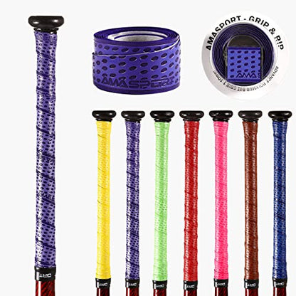 insum Baseball Bat Grip Tapes Softball Bat Wrap Grip Tape 1.1mm - color: Purple