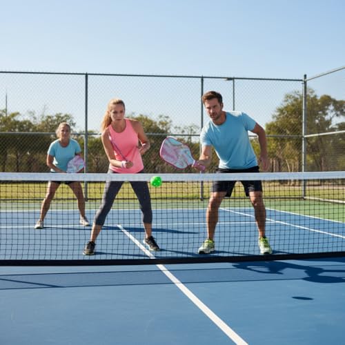 Kryndavox Pickleball Paddle Set of 1，USAPA Approved Carbon Fiber/Fiberglass Pickleball Racket for Men and Women - color: Fiberglass-pink