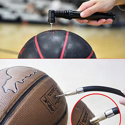 30+2 PCS Ball Pump Inflation Needle，Air Inflate Pump Needles for Basketball, Soccer Ball, Volleyball, Football, and All Other Sports Balls