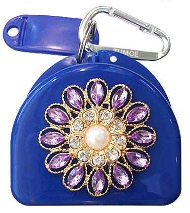 Decorated Mouthguard Case - Sunset - Blue - color: Blue