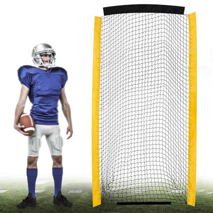 MorningRo Football Net Without Frame Football Kicking Cage Replacement Net Deep Pocket for Kicking Cage Practice