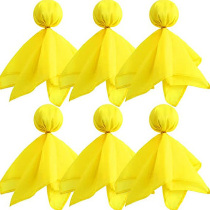 Yellow Penalty Flag Football Flags Sports Tossing Flags Set for Party Football Belts Teams Sports Set, Referee Flags, Yellow Accessories, Pop Flag