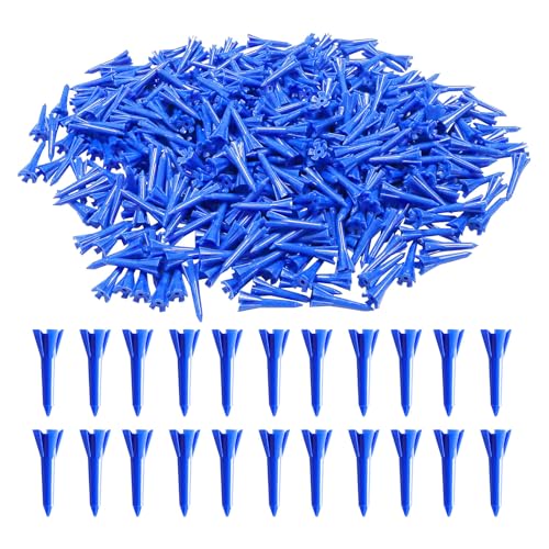 Golf Tees 5 Prong Design Plastic Short Golf Tees 1 1/2 Inch Bulk for Women Men Ladies Clubs Golf Balls 50/100 Count White Blue - color: Blue, size: 100pcs