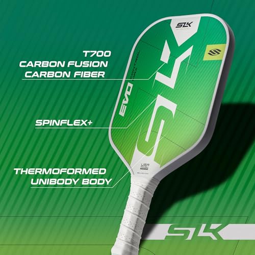 2025 SLK Evo Control MAX Pickleball Paddle Bundle | 2 x Citron Paddles + 12 Pack Pickleballs