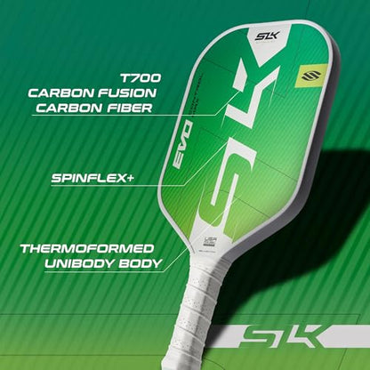 2025 SLK Evo Control MAX Pickleball Paddle Bundle | 2 x Citron Paddles + 12 Pack Pickleballs
