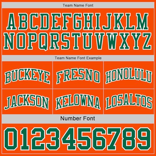 Custom Reversible Basketball Jerseys Men Youth, Personalized Sports Shirts Team Uniforms Printed Name Logo Number - color: Green and Orange