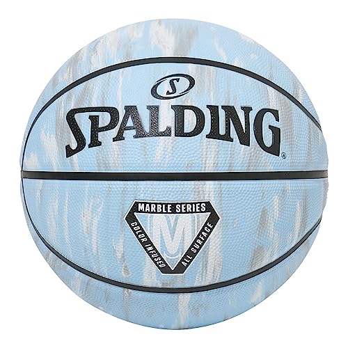 Spalding Basketball Basic No. 7 Rubber Marble - color: blue