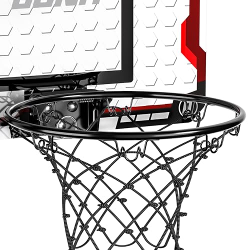 TEMI Indoor Basketball Hoop for Kids, Door Room Basketball Hoop,Mini Basketball Hoop with 4 Balls, Basketball Toys for 3 4 5 6 7 8 9 10 11 12 Year Old Boys