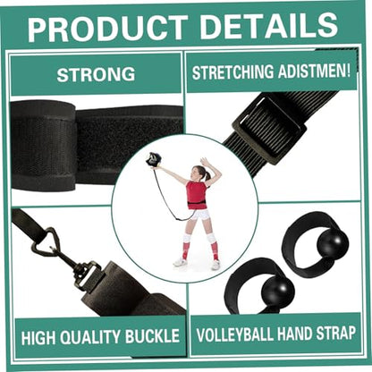 Volleyball Training Equipment Set, Solo Practice Volleyball Training, Includes Setter, Serve Trainer Practice Serving, Setting & Spiking, Rebounder