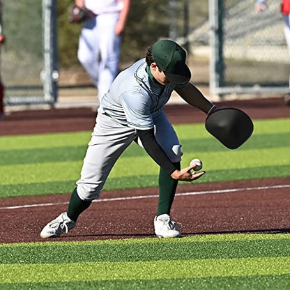 Leyndo Baseball Training Glove Foam Fielding Trainer Infield Training Gloves Baseball Fielding Gloves for Quick Hands Batting Practice Two Hands
