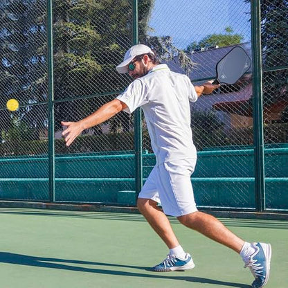 FH-500 T700 Pickleball Racket, 14MM Thick Two-Handed Offensive Pickleball Racket, Speed and Control - color: Dark Blue