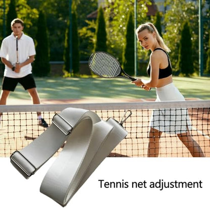Tennis Center Strap – Adjustable Net Height, Heavy-Duty Weatherproof Court Accessory, Portable Professional Equipment | Quick Installation, Multi-Purpose Sports Gear for Driveway Practice, Training