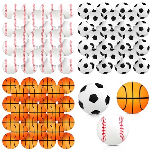 60 Pcs Sport Themed Table Tennis Balls 40mm Plastic Balls Beer Balls Bulk Balls Washable Game Balls for Carnival Pool Games, Pet Toy, Handicrafts, Party Decoration