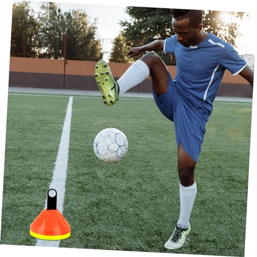 MAGICLULU 8pcs Plastic Racks Storage Practice Saucer Coaching Bottom Pro Equipment for Sturdy Agility Sports Marker Carriers Basketball Disc Handheld Cones Holders Carrying Soccer Training