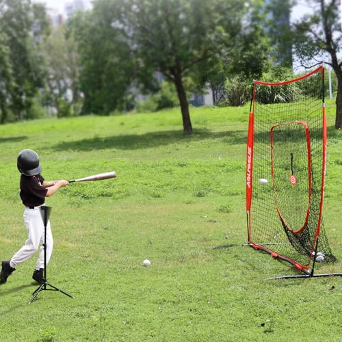 3 Pcs Pitch Target &Soccer Scoring Targets Hitting Target with Adjustable Velcro for Improving Accuracy, Baseball, Softball, Soccer Sports Practice Training