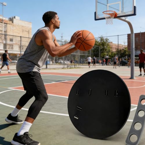 Basketball Practice Tool for Dominant Hand Players Enhances Form and Consistency Using Dribble Goggles - color: Colorful