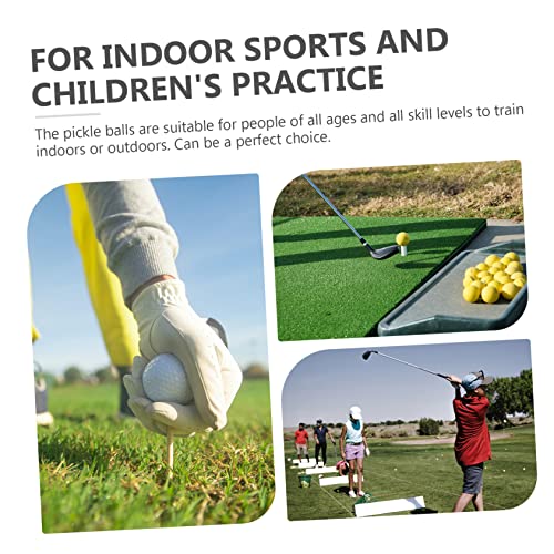 TOYANDONA Golf Practice Ball Outdoor Pickleball Balls Golf Ball Golf Mat Outdoor Golf Game Pickleball Paddles