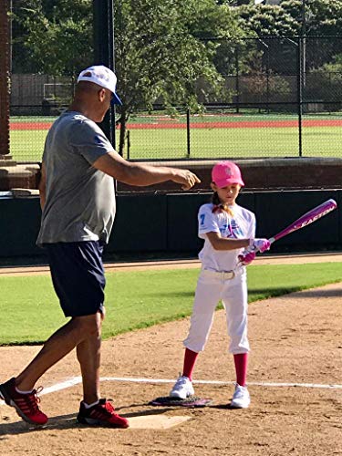 Swing Perfecting Batting Trainer for Softball and Baseball, Back Foot Rotation, Power Hitter Plate, Baseball Training Equipment - for All Ages