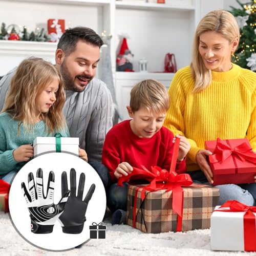 Youth Baseball Batting Gloves,Kids Super Grip Softball/Teeball Gloves for Boys and Girls