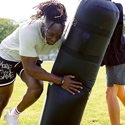 Franklin Sports Inflatable Football Tackling Dummy - Training Dummies for Football, Martial Arts + Wrestling Practice - Inflatable Blocking + Tackling Dummy for Practice - 51" Inches