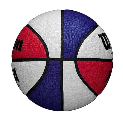 Wilson NCAA Replica - color: Red/White/Blue, size: Size 7 - 29.5"