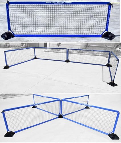 OnCourt OffCourt Multicourt Barrier System for Pickleball, Tennis and Sporting Events