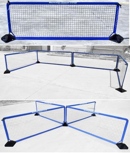 OnCourt OffCourt Multicourt Barrier System for Pickleball, Tennis and Sporting Events
