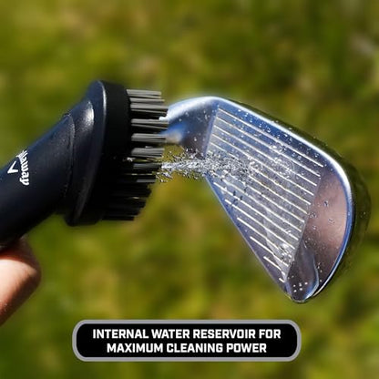 Callaway Golf H2GO Water Scrub Magnetic Club Brush - Quick-Release Magnetic Spray Club Brush for Your Golf Clubs