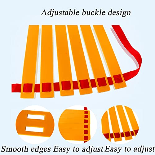 Agility Ladder Flexibility Agility Ladder, Cones Football Training Equipment, Speed Agility Training Set, for Indoor/Outdoor Personal Training(Size:6m) - size: 6m