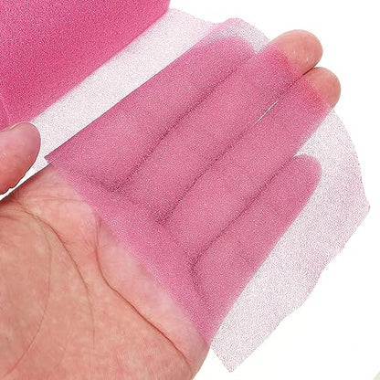 PATIKIL Badminton Grip Cushion Wrap PE Tennis Racket Grip Tape Backing Film Handle Anti Skid Cushion Accessories - color: Fuchsia