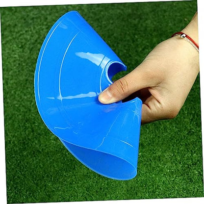 VANZACK 10pcs Football Training Markers Durable Pe Training Signs for Soccer Basketball and Sports Drills Versatile Marking Discs for Outdoor Activities