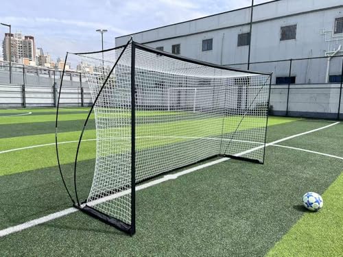 Soccer Goal, Soccer Net Easy Setup, Backyard Portable Net Collapsible Metal Base for Youth Adults,Ground Stakes Included - Multiple Sizes - size: 3/2M
