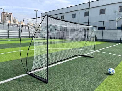 Soccer Goal, Soccer Net Easy Setup, Backyard Portable Net Collapsible Metal Base for Youth Adults,Ground Stakes Included - Multiple Sizes - size: 3/2M