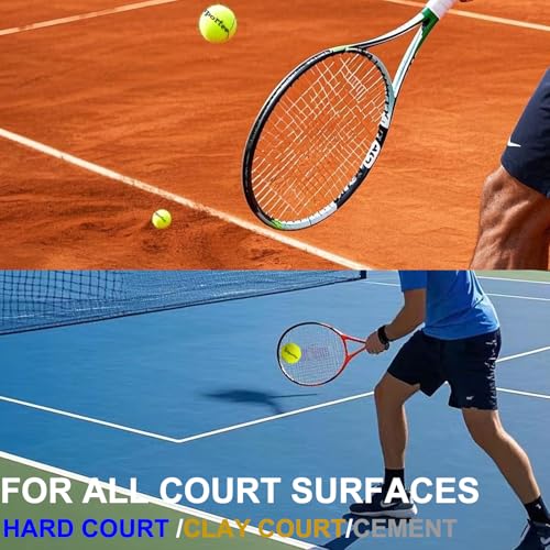 Tennis Balls, 12 Pack Advanced Tennis Ball Practice Balls, Tennis Balls for Dog, Come with Mesh Bag for Transport, Good for Beginner Training Tennis Ball