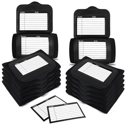 Football Play Wristband - Football Quarterback Play Wristbands for Adult and Youth 2/6/12/20 Pack - Softball Wristbands for Signs for All Sports with 3 Compartments - size: Pee Wee