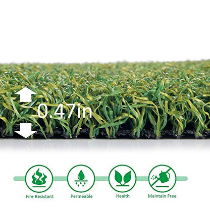 Pro Putting Green Artificial Grass Golf Turf - Indoor Outdoor Golf Training Mat, Astroturf Synthetic Fake Grass for Baseball Football Gym Sports