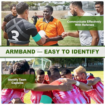 PATIKIL Soccer Captain Armband, Captain Arm Bands for Soccer Elastic Captain Arm Band Sports Captain Armbands for Youth Adult Football Team Training - color: Lake Blue