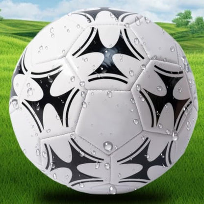 Size 5 Inflatable Football Soft Sports Ball Lightweight Soccer Ball for Indoor Outdoor Play Beach Park Swimming Pool Party