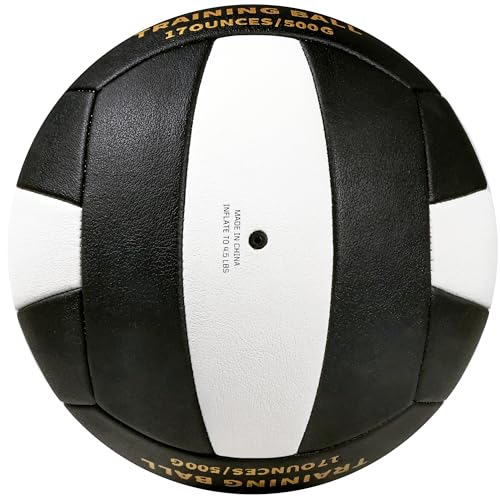 RUN2PEAK Setter Training Volleyball Official Size 5 Volleyballs Heavy Weight Ball PU Practice Volley Balls for Indoor Rebounder Equipment Setters Weighted Volleyball Setting Trainer