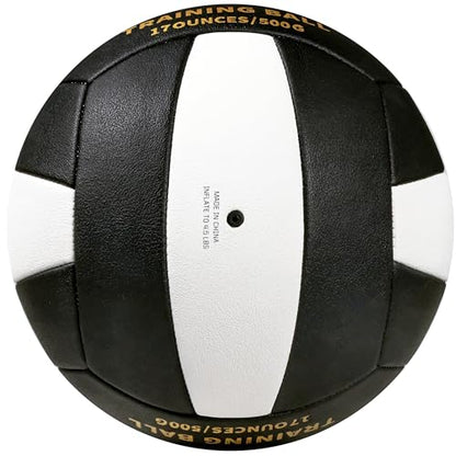 RUN2PEAK Setter Training Volleyball Official Size 5 Volleyballs Heavy Weight Ball PU Practice Volley Balls for Indoor Rebounder Equipment Setters Weighted Volleyball Setting Trainer