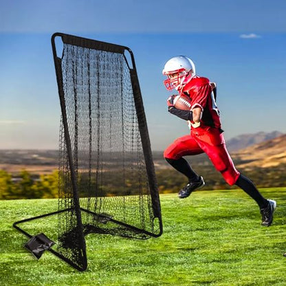 Football Kicking Cage Net - Heavy Duty Portable Training Net with Steel Frame for Backyard Indoor Outdoor Field Goal Training & Punting Passing Kicking Practice - Kids & Adults Use - style: 4x7 Football Kicking Cage Net