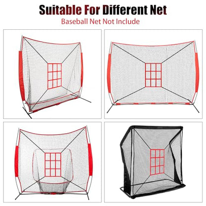 1pcs/2pcs Strike Zone Target Net,13.5x21.5in Pitching Strike Zone Net,Portable Strike Zone Plate for Baseball Pitching Accuracy Improve